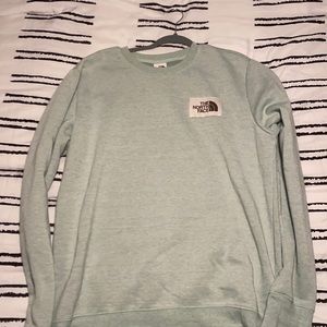 North Face Blue Green Pullover Size L